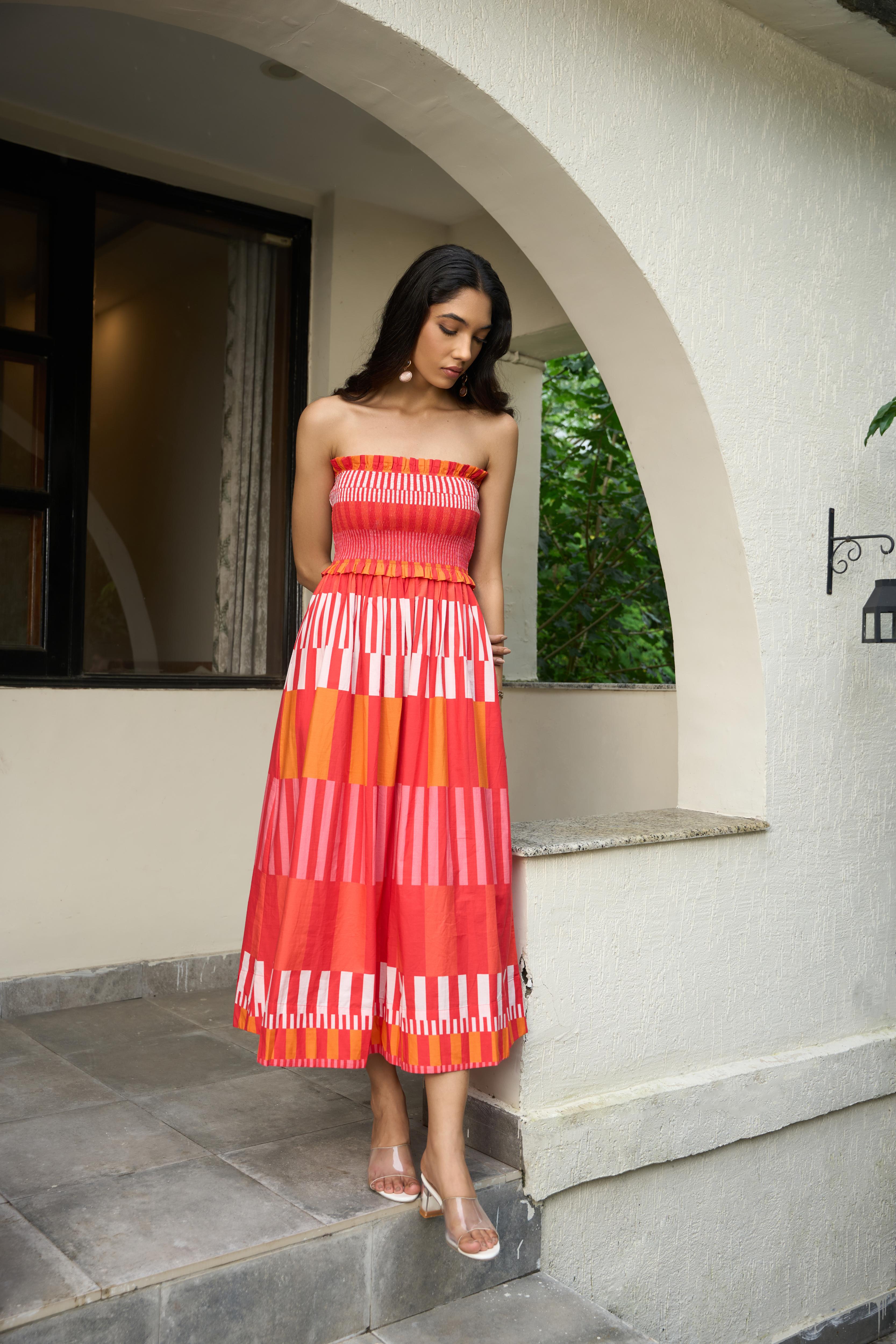 Sunbeam Off-Shoulder Dress