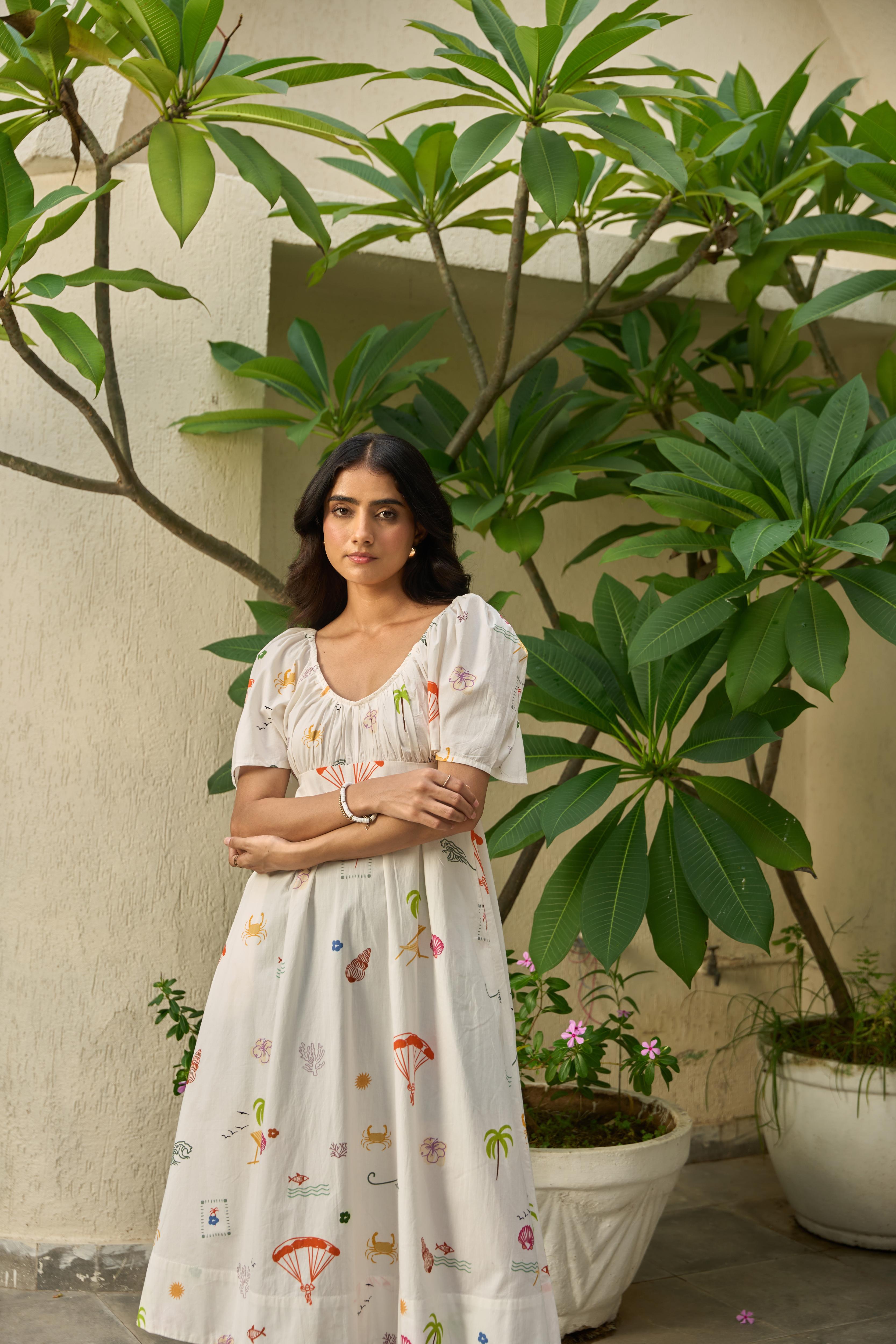 Paradiso Flared Midi Dress