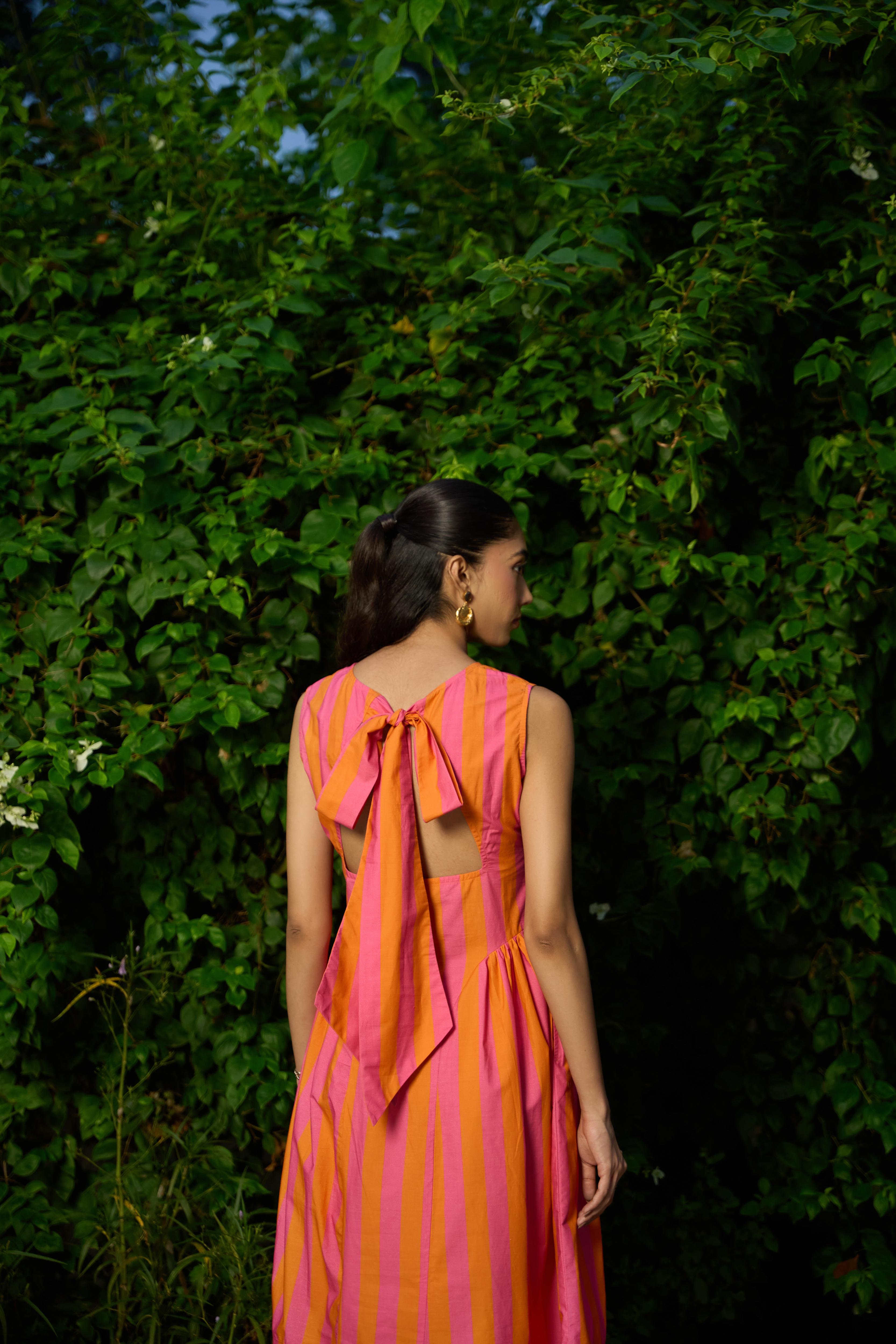 Goldenhour Sleeveless Midi Dress
