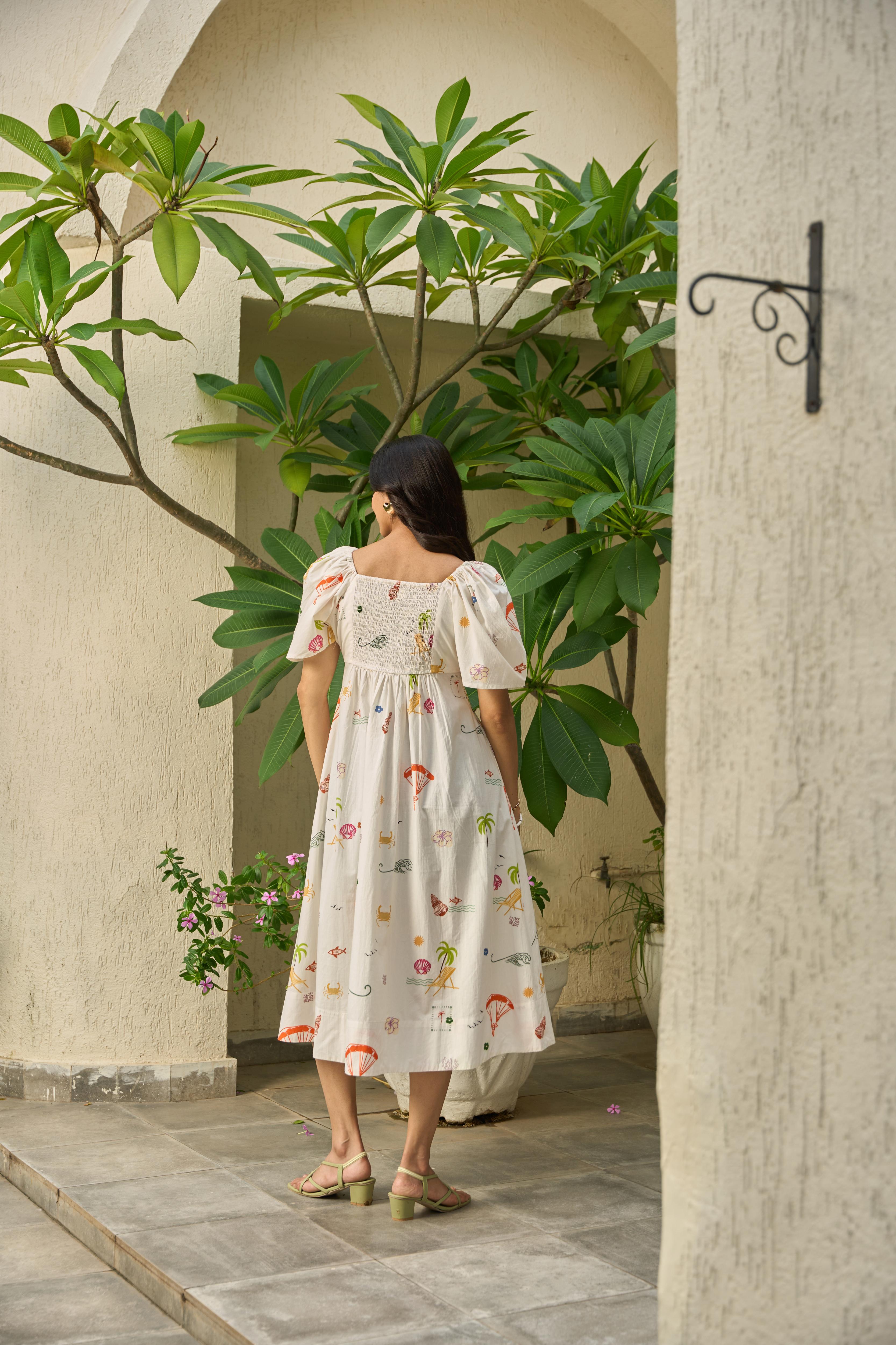 Paradiso Flared Midi Dress