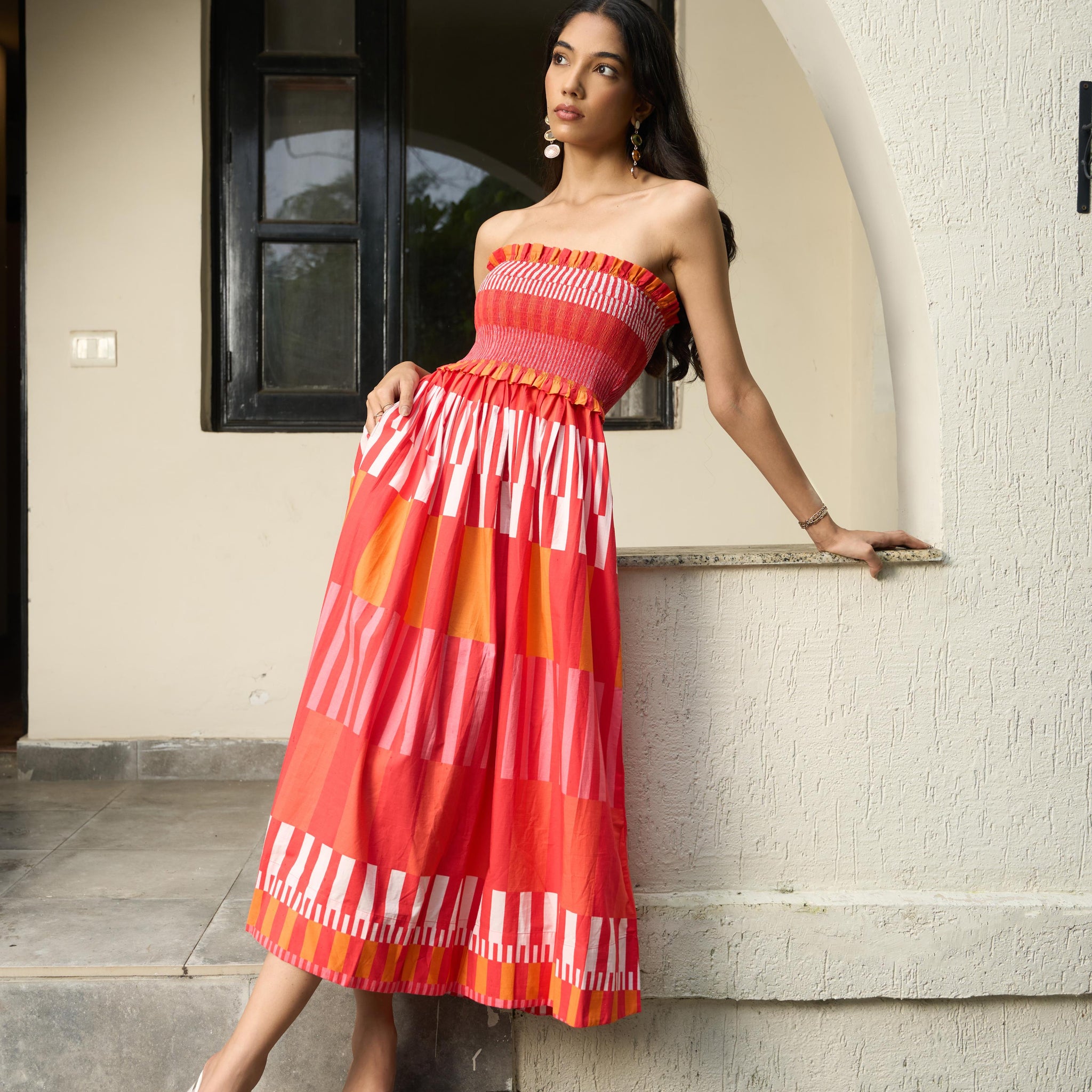 Sunbeam Off-Shoulder Dress