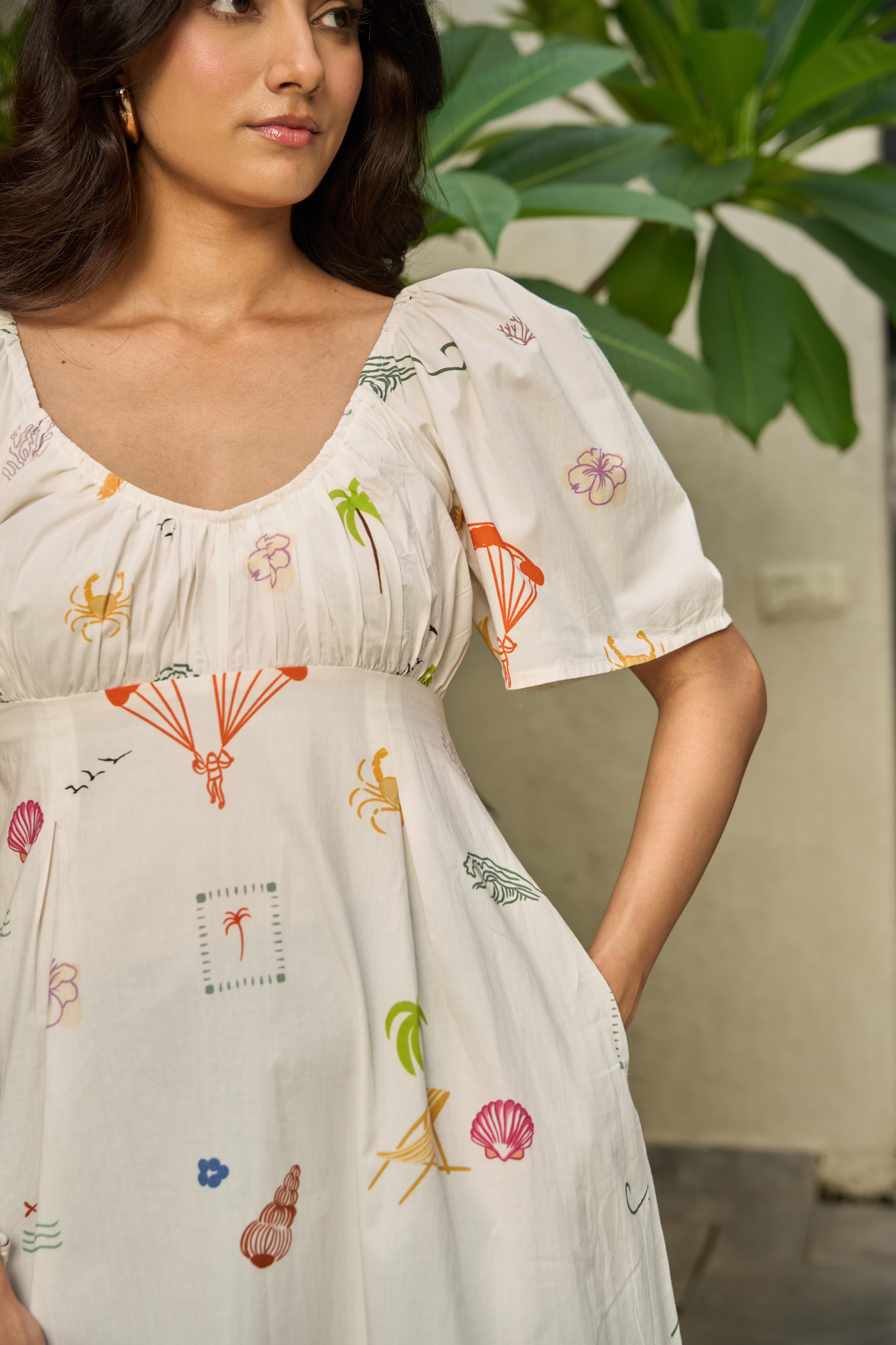 Paradiso Flared Midi Dress