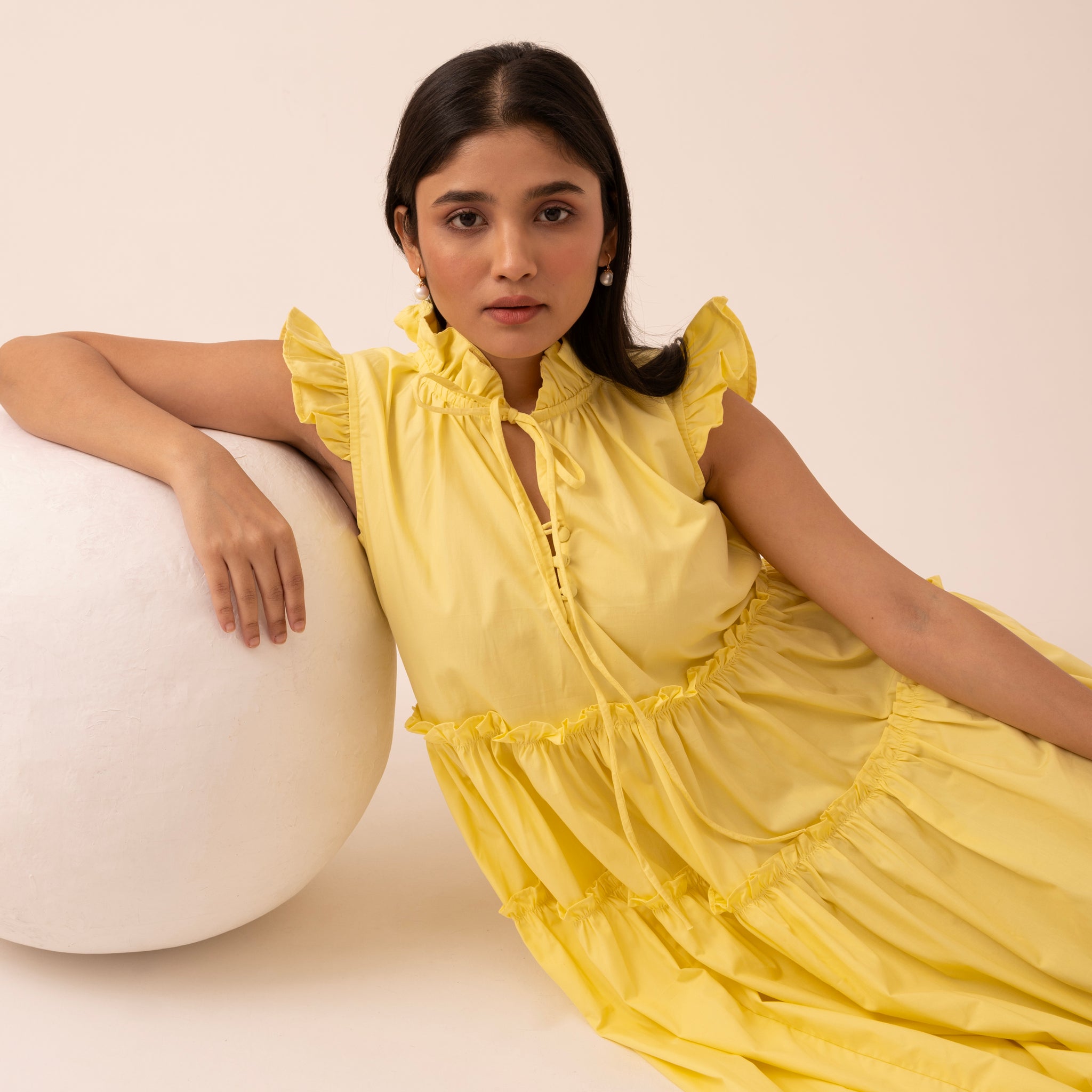 Sunshine Gathered Dress