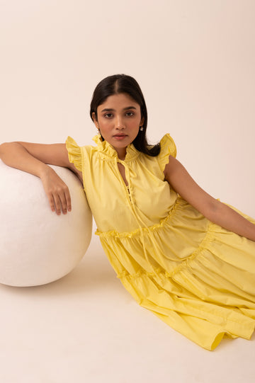 Sunshine Gathered Dress