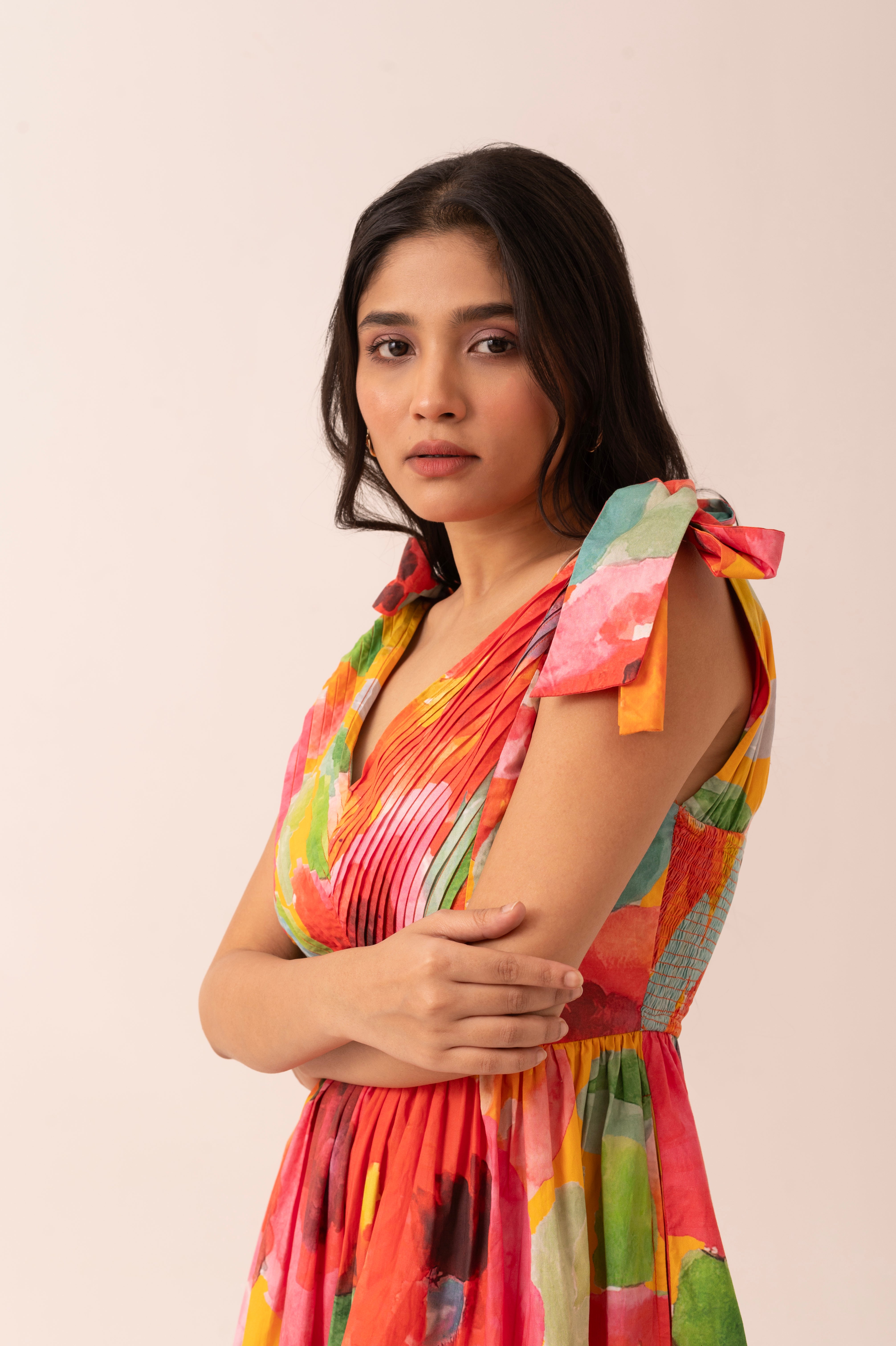 Floretta Tie-Up Dress
