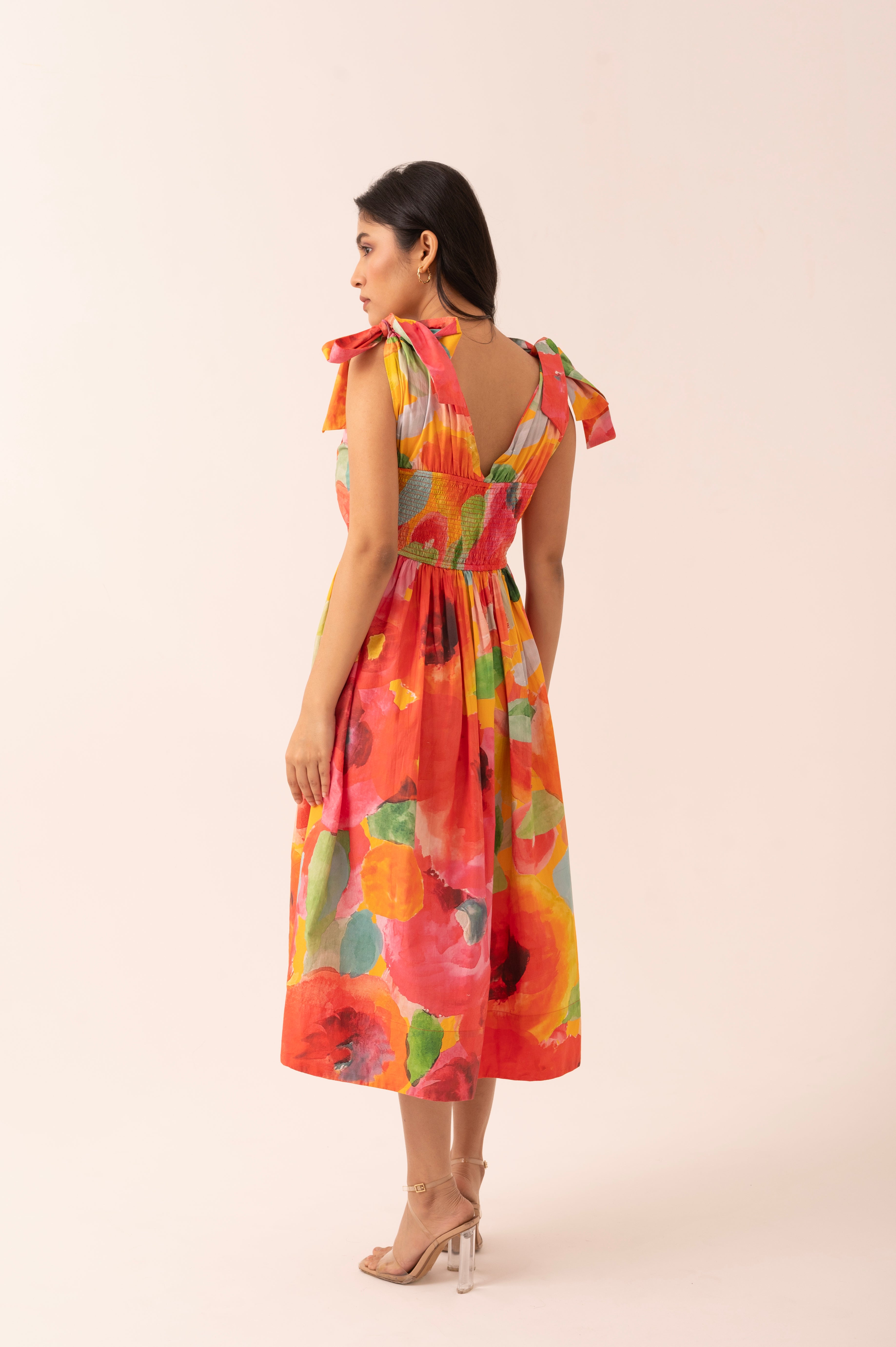 Floretta Tie-Up Dress
