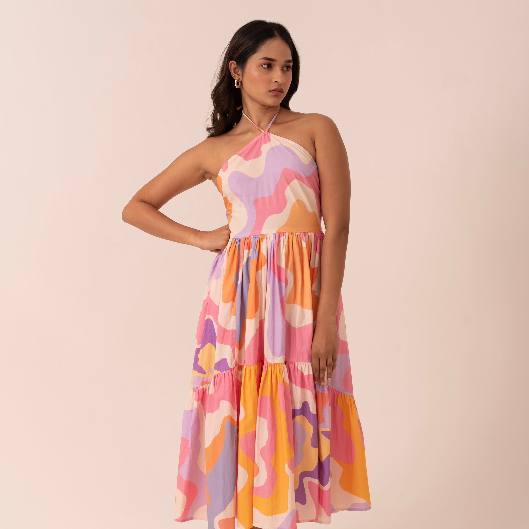 Carmese Halter Dress