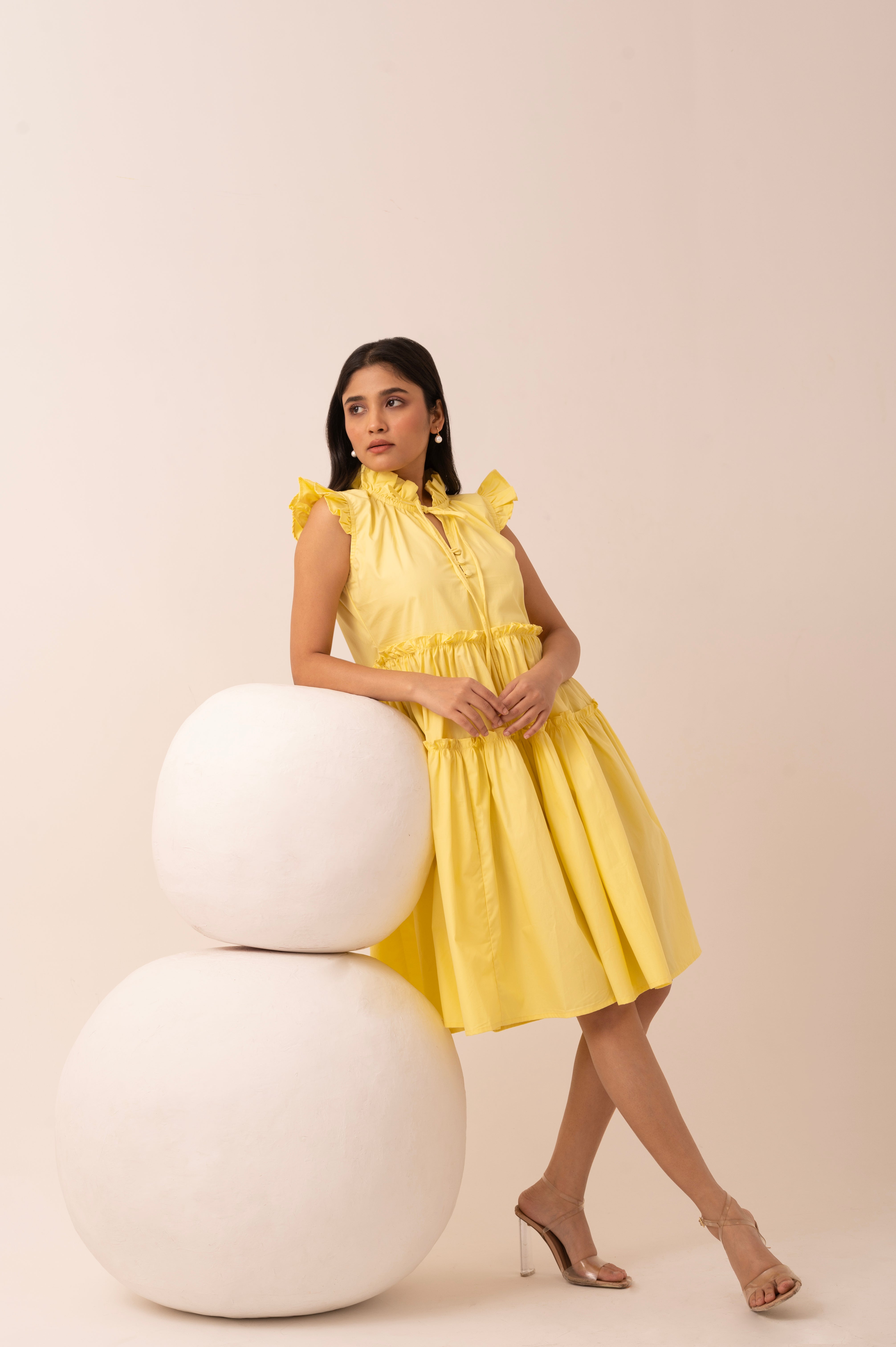 Sunshine Gathered Dress