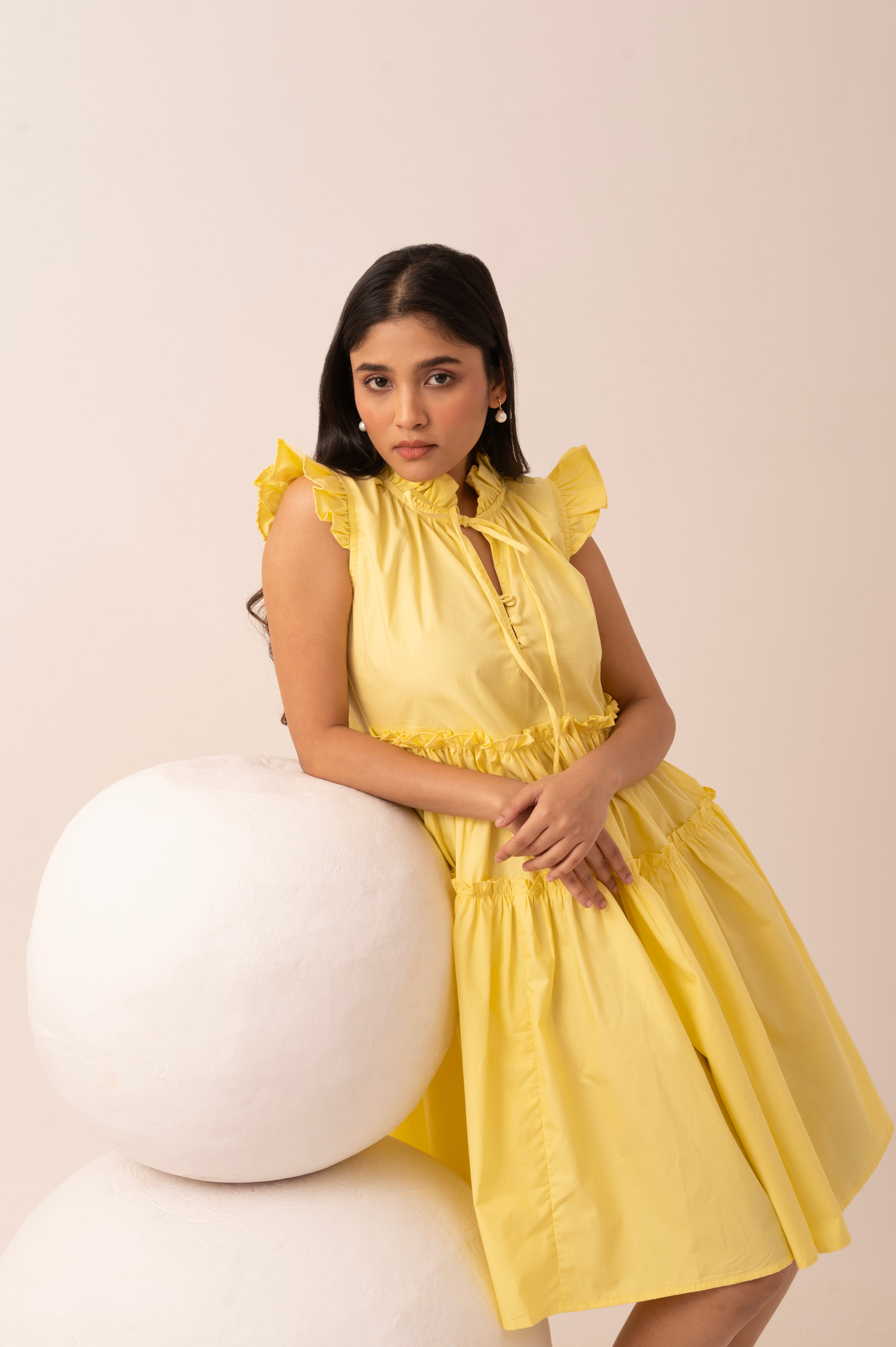 Sunshine Gathered Dress