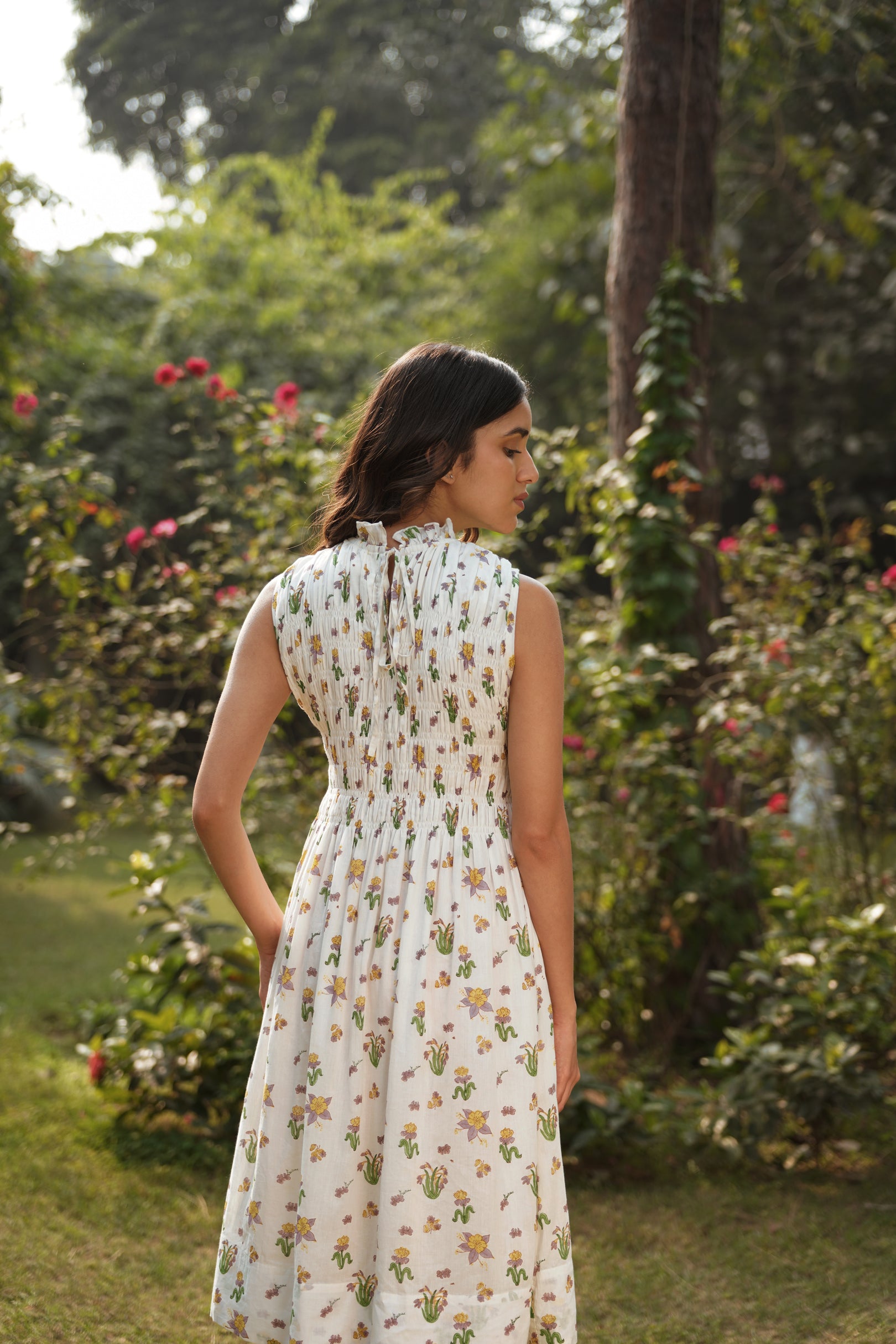 Iris Gathered Dress