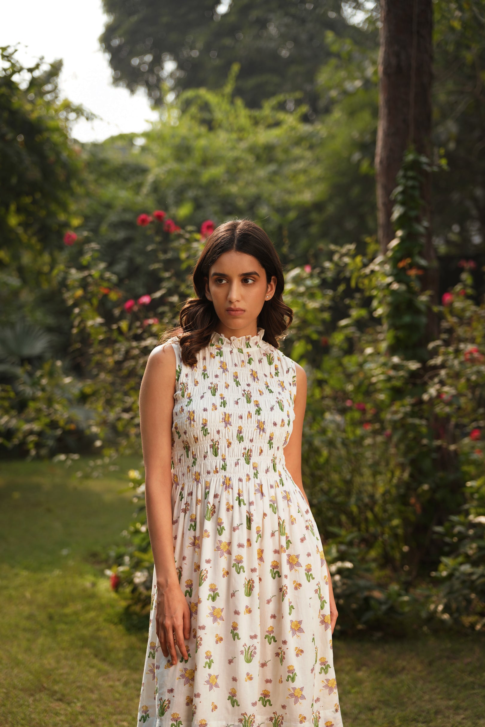 Iris Gathered Dress