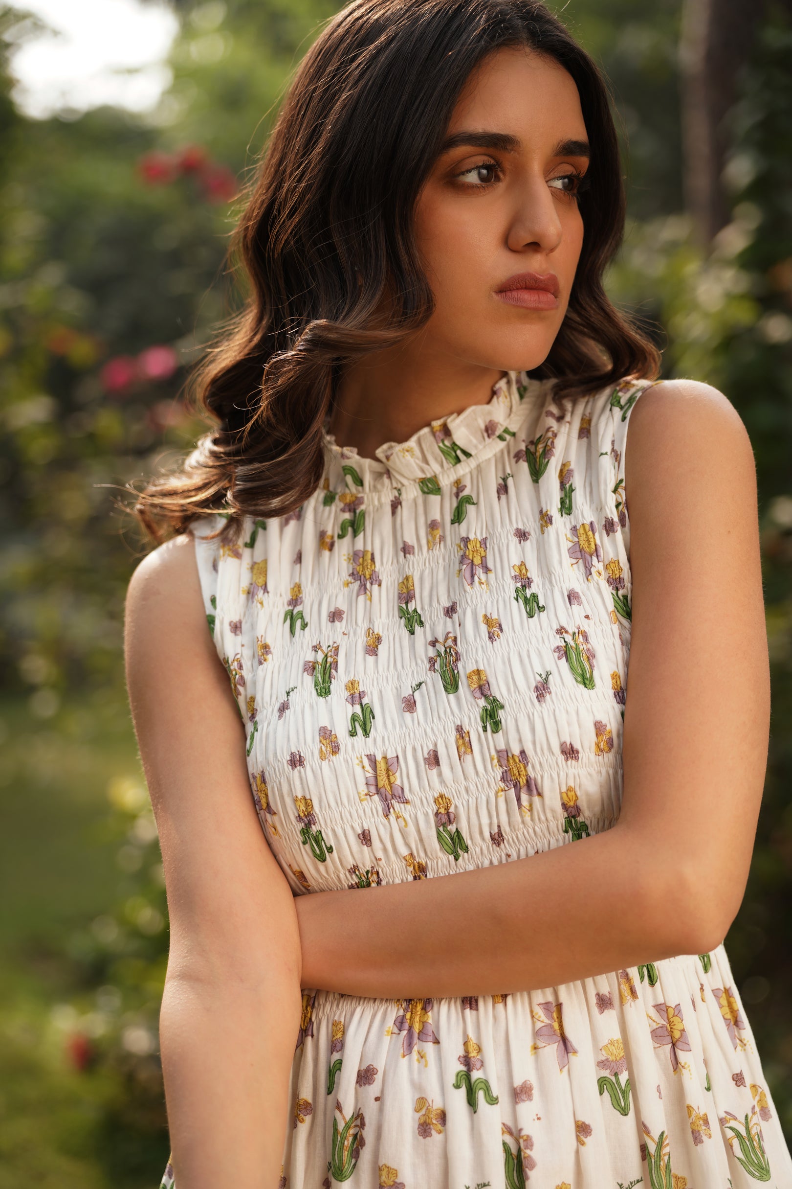Iris Gathered Dress