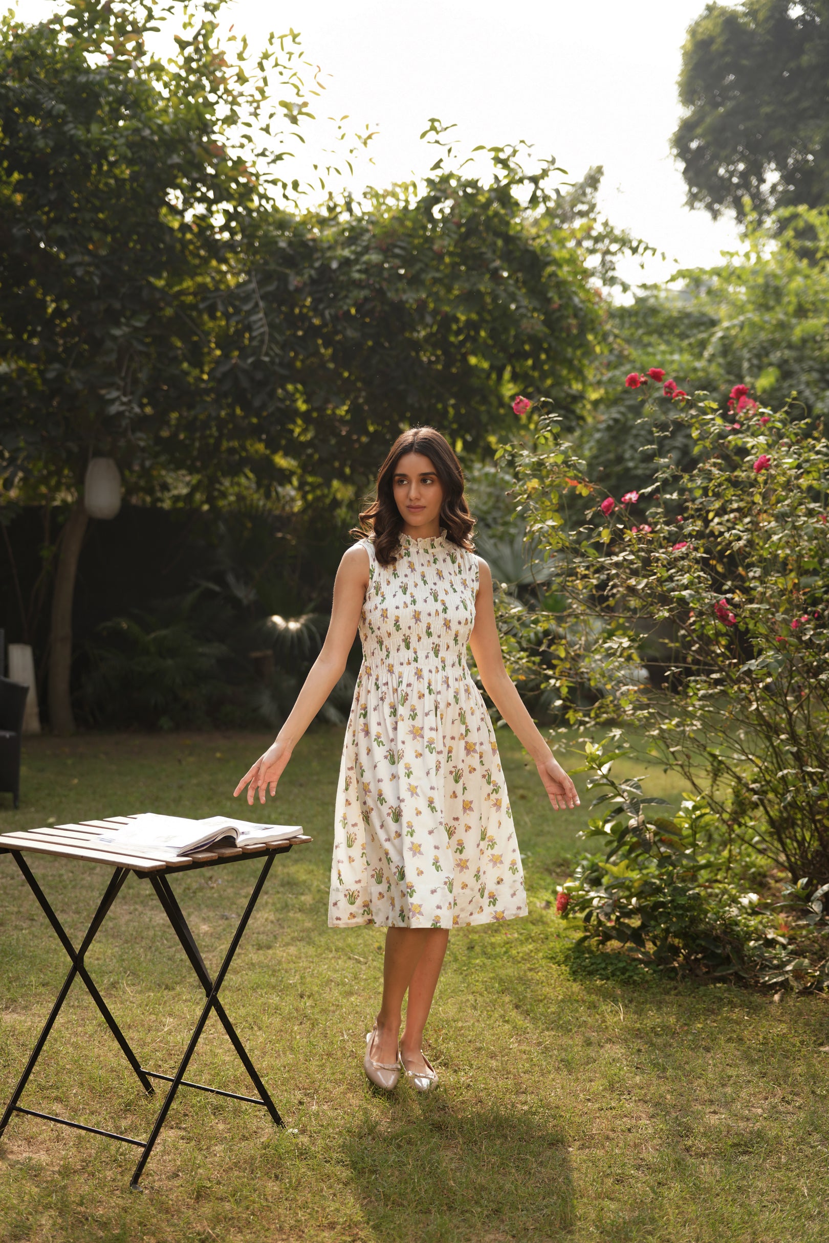 Iris Gathered Dress