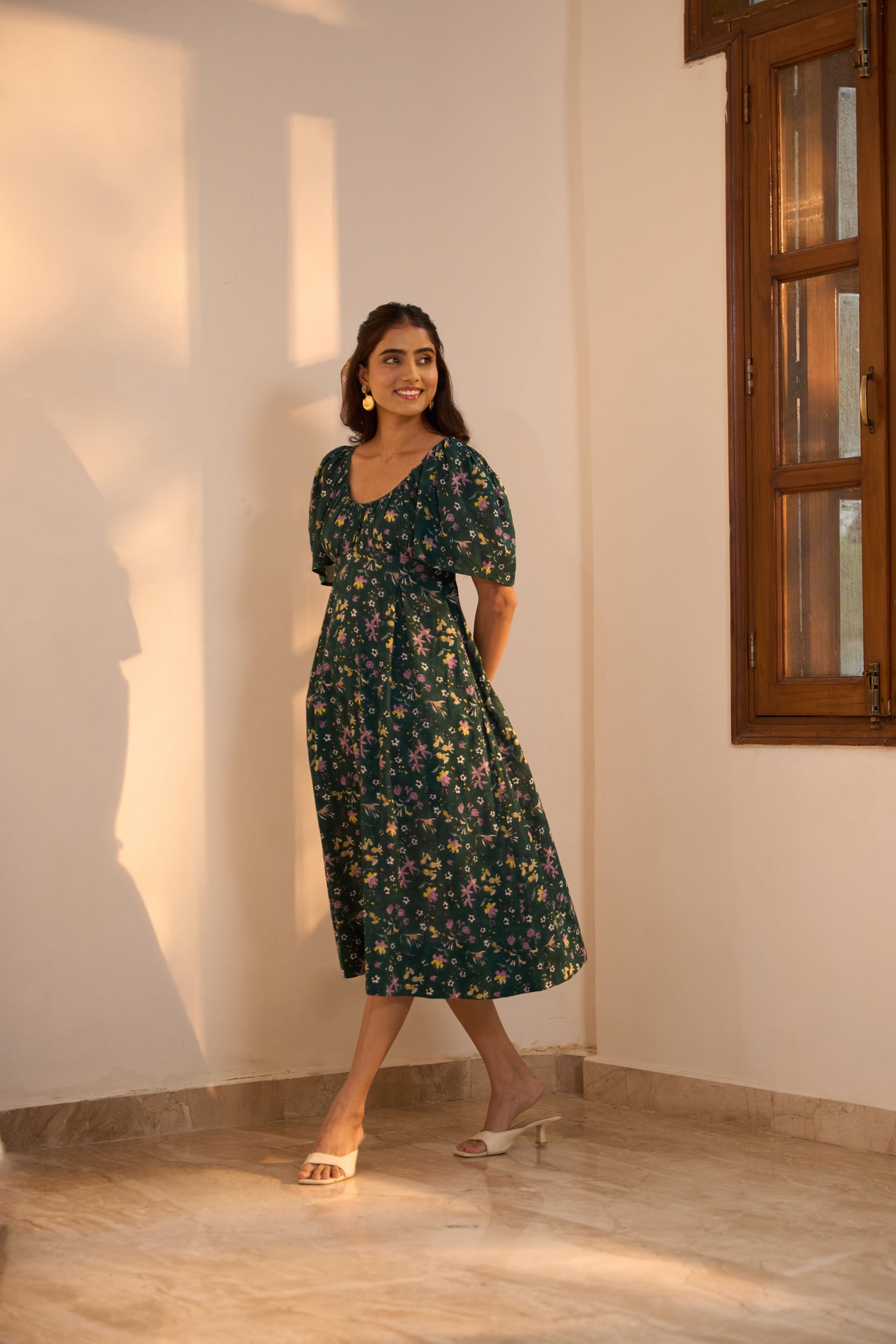 Moonflower Midi Dress